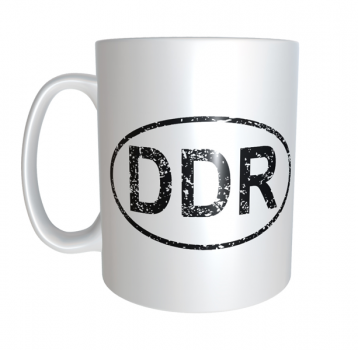 Kaffeetasse DDR Länderkennzeichen